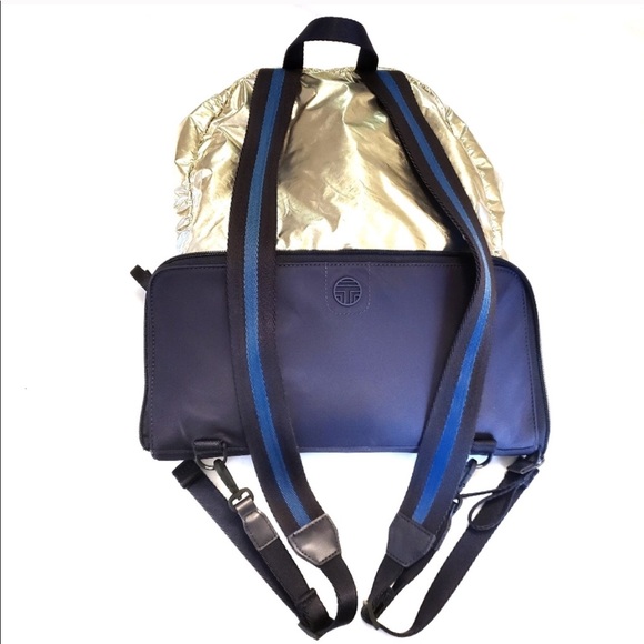 Auth Tory Burch Sport Chevron Packable Backpack - Picture 5 of 8